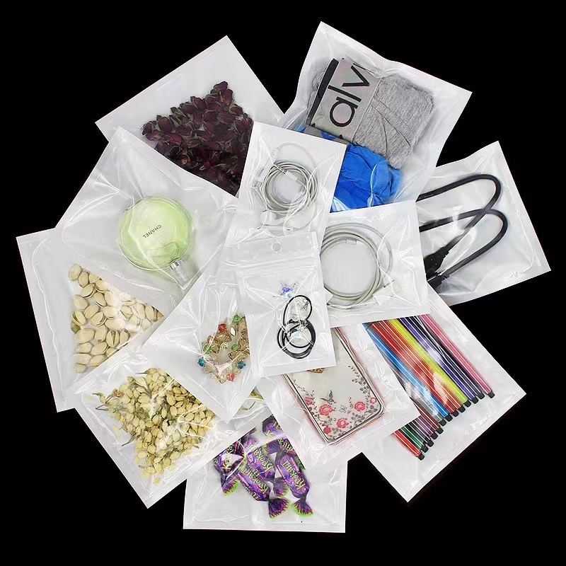 Poly Bags Clear Plastic Opp Packing Zipper Package Accessories Pvc Retail Boxes For Cable Jewelry Food Earpods Case 10*12cm 10*18cm 12*15cm 7.5*12cm m