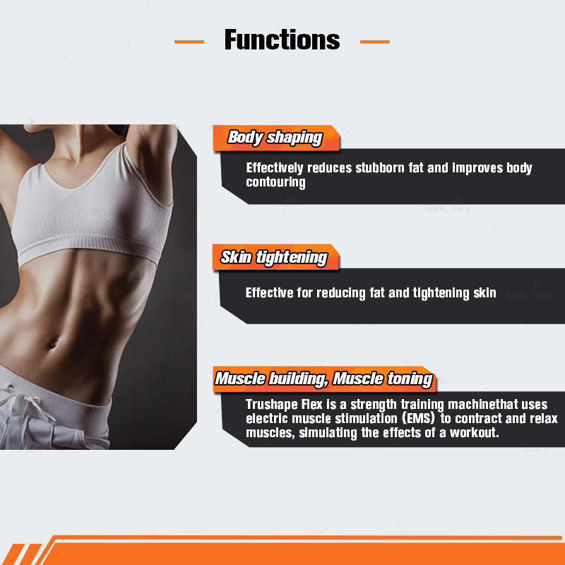Tru Shape ID+ Flex Muscle Stimulator Weight Loss Body Shaping Flex Slim Machine New Arrivals Skin Tightening Reduce fat Fat Reduction RF Body Slimming