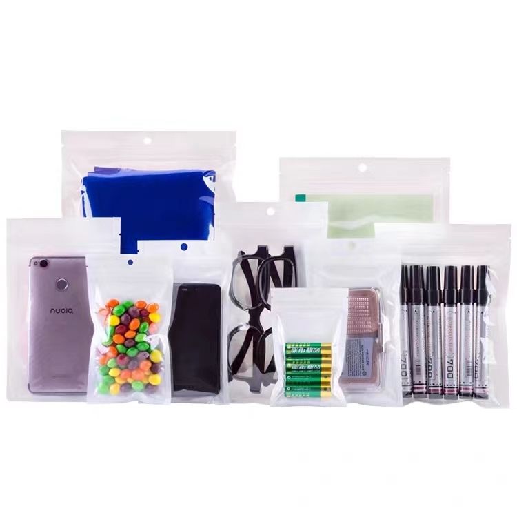 Poly Bags Clear Plastic Opp Packing Zipper Package Accessories Pvc Retail Boxes For Cable Jewelry Food Earpods Case 10*12cm 10*18cm 12*15cm 7.5*12cm m