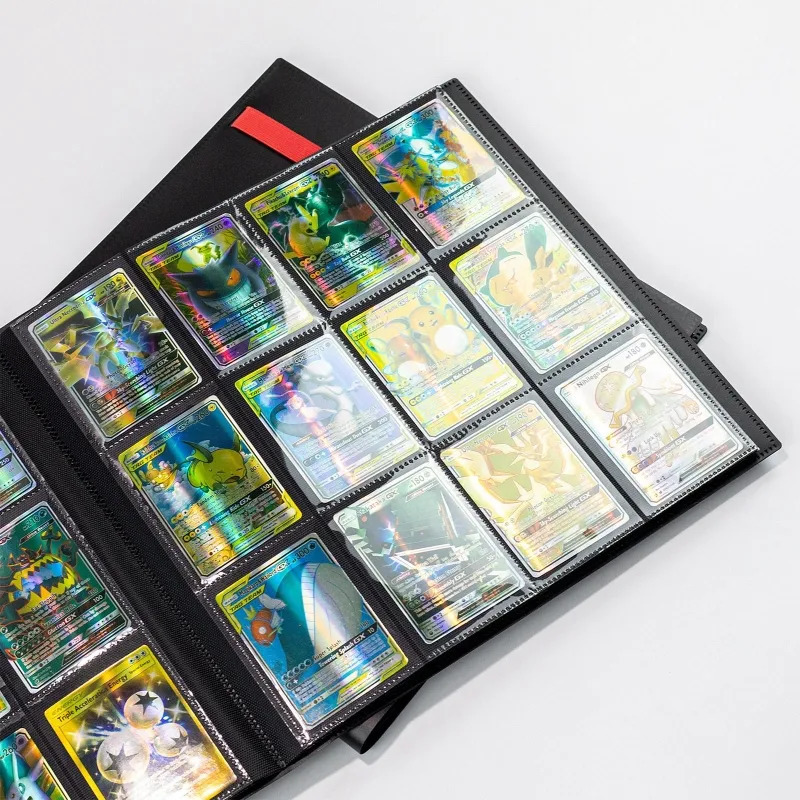 Outdoor Games Activities Waterproof Card Binder 480 Pockets Trading Card Album Folder 360 Degree Loading Pocket Album Pages Binder for Game Card 23092