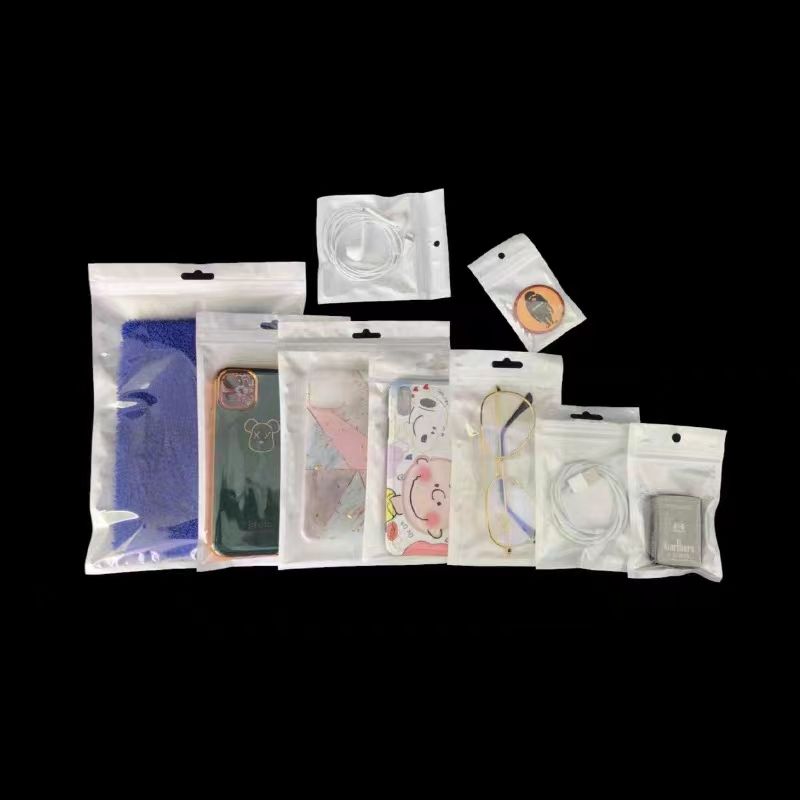 Poly Bags Clear Plastic Opp Packing Zipper Package Accessories Pvc Retail Boxes For Cable Jewelry Food Earpods Case 10*12cm 10*18cm 12*15cm 7.5*12cm m
