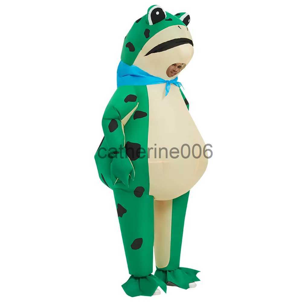 Special Occasions Hot Frog Inflatable Costume Suits Dress Anime Cosplay Christmas Carnival Halloween Party Costume for Adult Role Play x1004