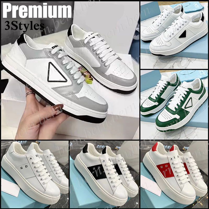 Premium Leather Fashion Sports Casual Shoes Sneakers with Logo for Men or Women EU36-46