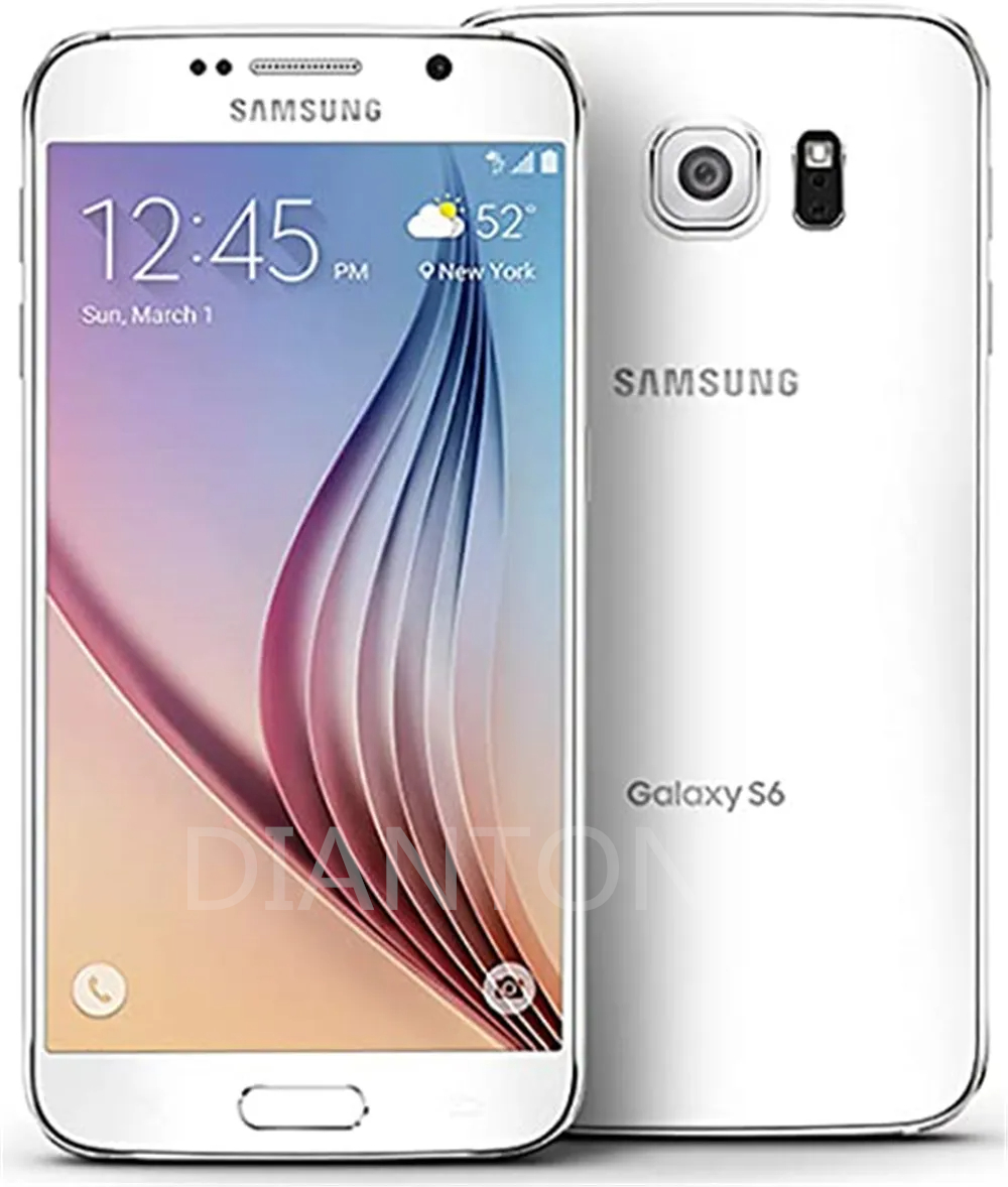 Unlocked Samsung Galaxy S6 G920F G920A G920P 5.1" Octa Core Mobile Phone 3GB RAM 32GB ROM 16.0MP GPS NFC 4G LTE Smartphones