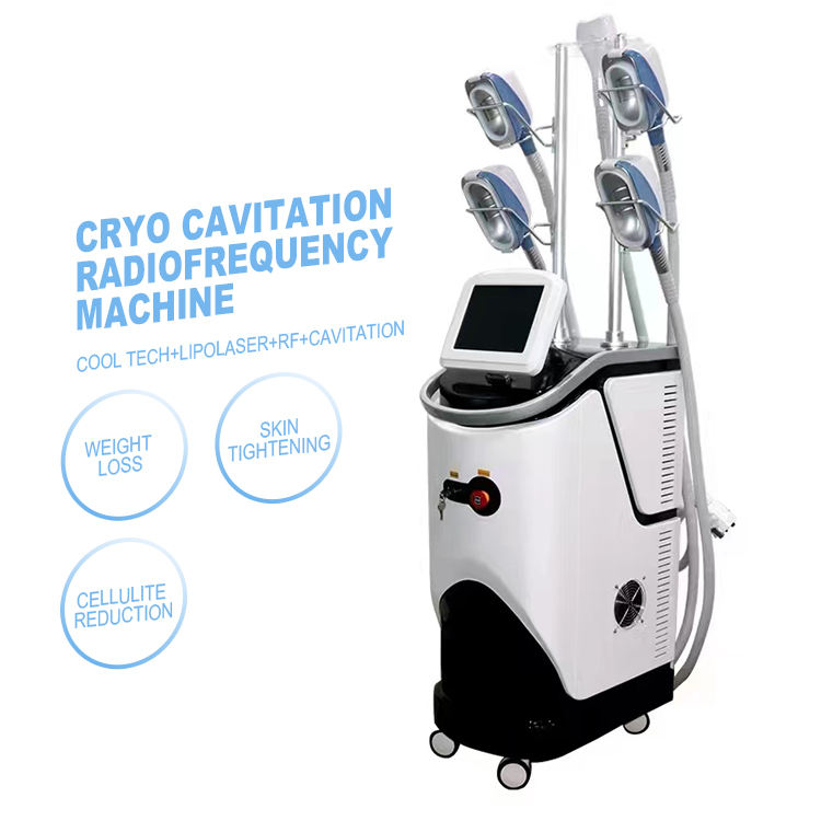 Shaping Cryolipolysis 4 Handles Fat Freezing Machine Ultrasonic Cavitation Lipo Laser Radio Frequency Body Shaping Sculpting Beauty Equipment
