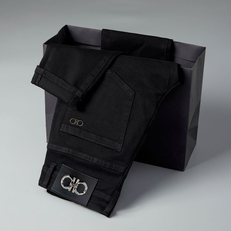 New JEANS Pants pant Men's trousers DDicon Stretch Autumn winter close-fitting jeans cotton slacks washed straight business casual HX3231-01