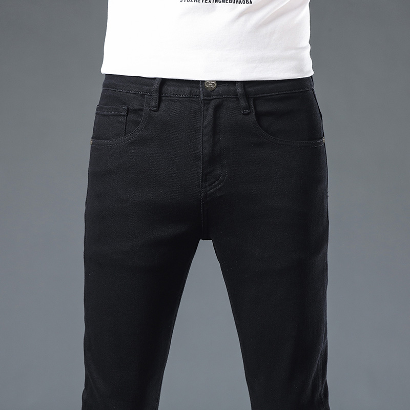 New JEANS Pants pant Men's trousers DDicon Stretch Autumn winter close-fitting jeans cotton slacks washed straight business casual HX3231-01