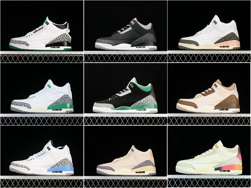 31Color 3 Men Basketball Shoes 3s Sneakers Mens Sports Trainers Size 40-47