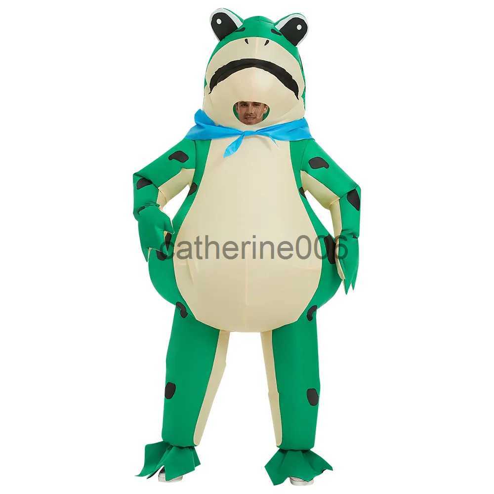 Special Occasions Hot Frog Inflatable Costume Suits Dress Anime Cosplay Christmas Carnival Halloween Party Costume for Adult Role Play x1004