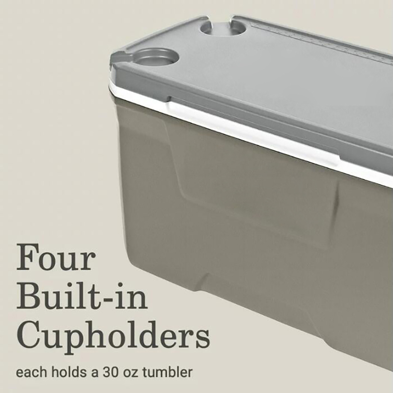 316 Series 70QT Hard Chest Cooler, Silver Ash
