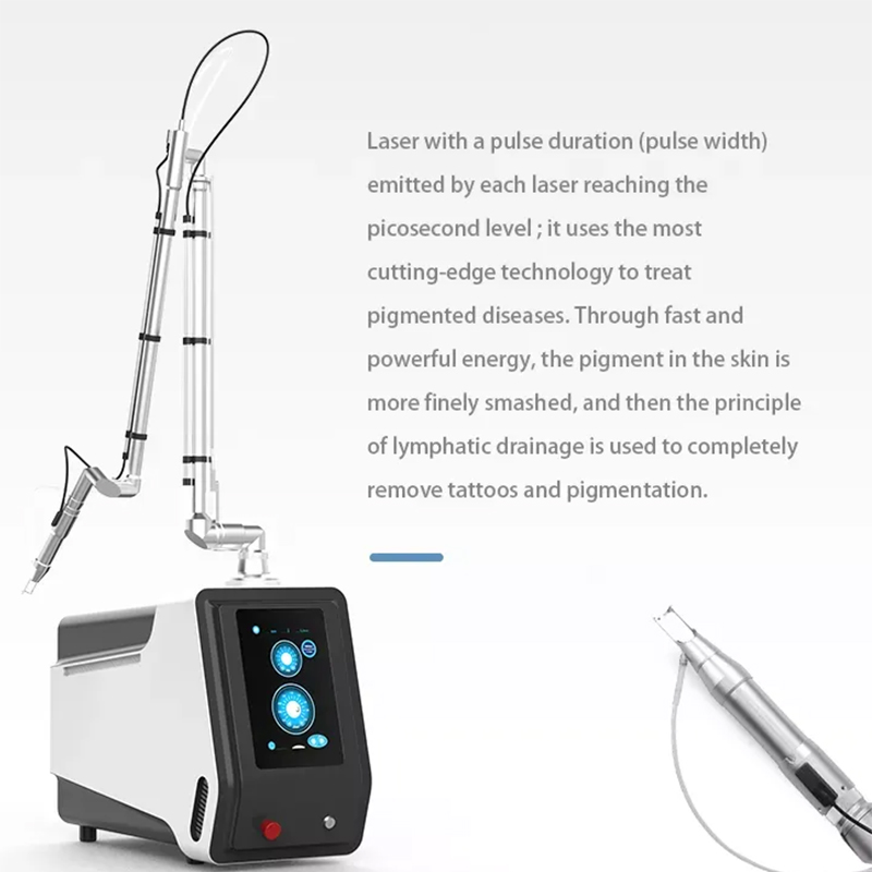 High Effective Laser Tattoo Pigment Removal Machine Pico Laser Black Doll Skin Whitening Rejuvenation Nd Yag Laser Beauty Equipment CE Approved