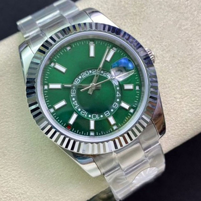 Mens Reloj Watches Steel Automatic Movement Sapphire glass Calendar 40mm reloj Watch Stainless Sky dweller Wristwatches fashion wristwatches montre wa