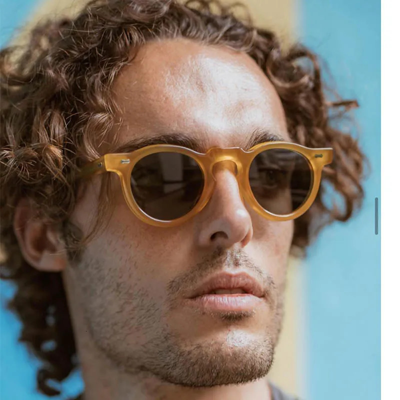 Sunglasses Frames Timeless Colorway Round Women Man Rivet Point Shades Retro Ocean Sun Glasses For Men Outdoor Eyewear zonnebril dames 231005bj