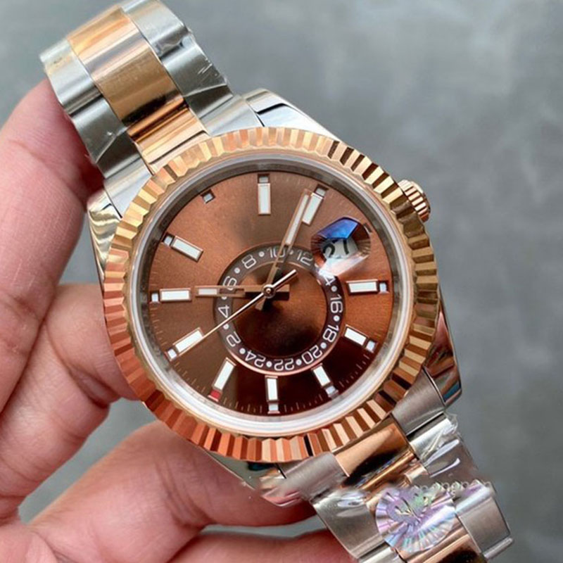 Mens Reloj Watches Steel Automatic Movement Sapphire glass Calendar 40mm reloj Watch Stainless Sky dweller Wristwatches fashion wristwatches montre wa
