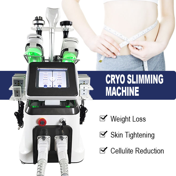 Cryoskin Fat Freeze Cryotherapy 360 Degree Freezing Ultrasonic Cavitation Lipo Laser Cryo At Home Salon Machine