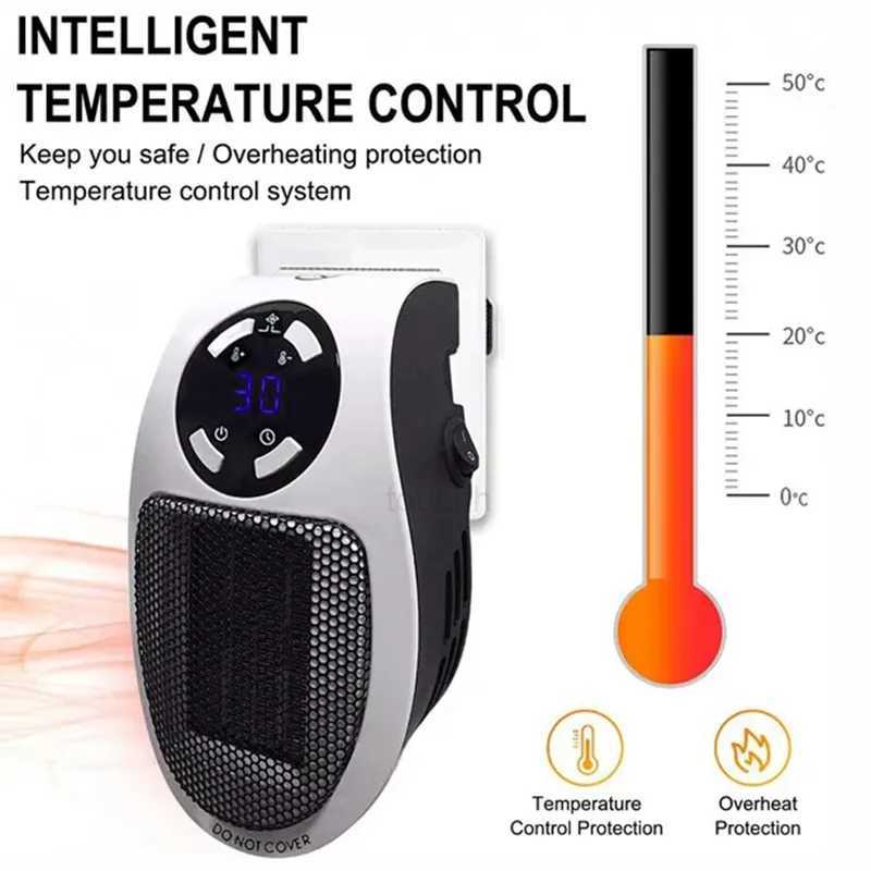 Home Heaters Mini Electric Heater Portable Heater Plug in Wall Room Heating Stove Household Radiator Remote Warmer Machine Winter 220V/110V L230105