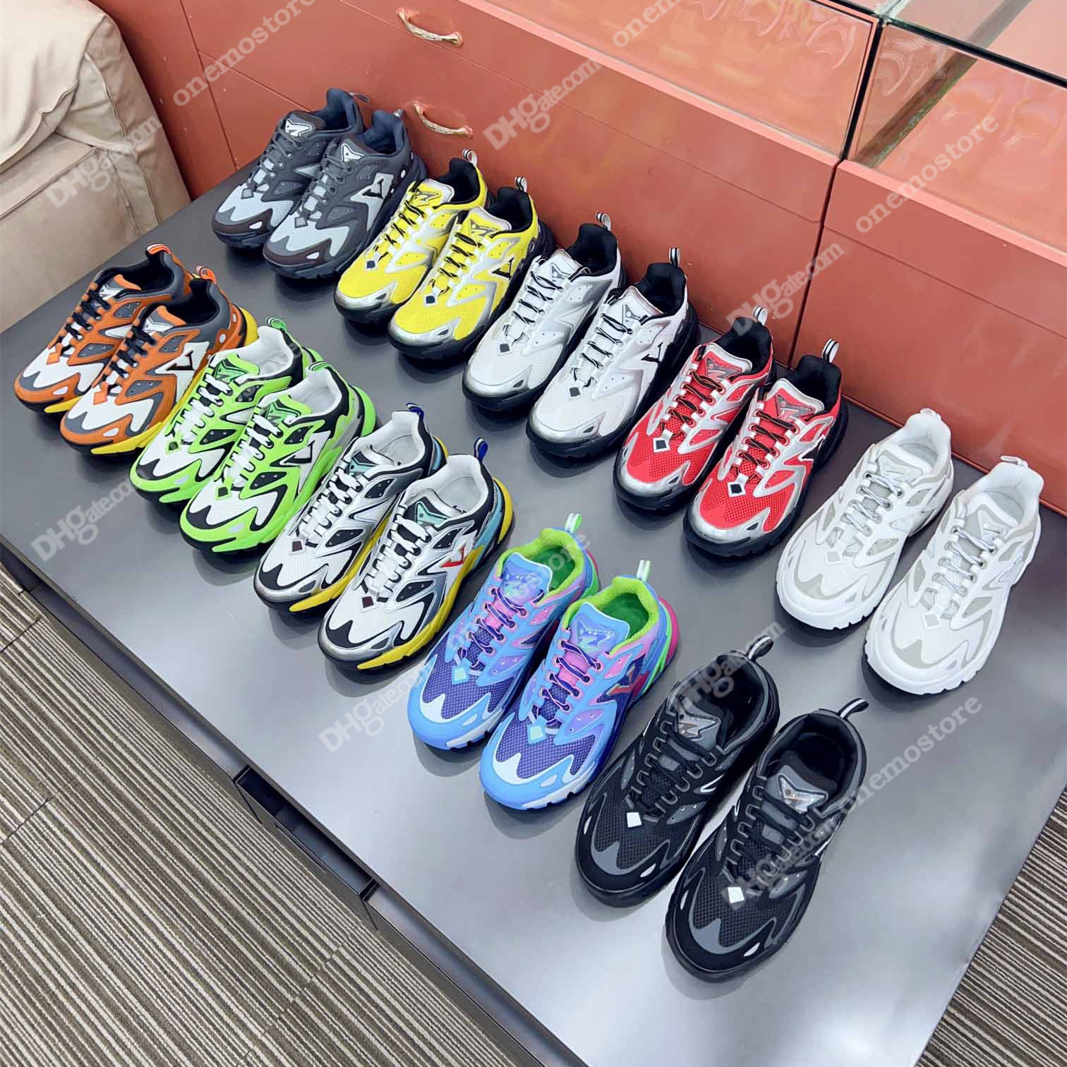 High quality louisity Runner Tatic Designer Outdoor Shoes luxury brand trainer sports sneakers Casual genuine Leather Mesh Breathable Premium Training Sneaker