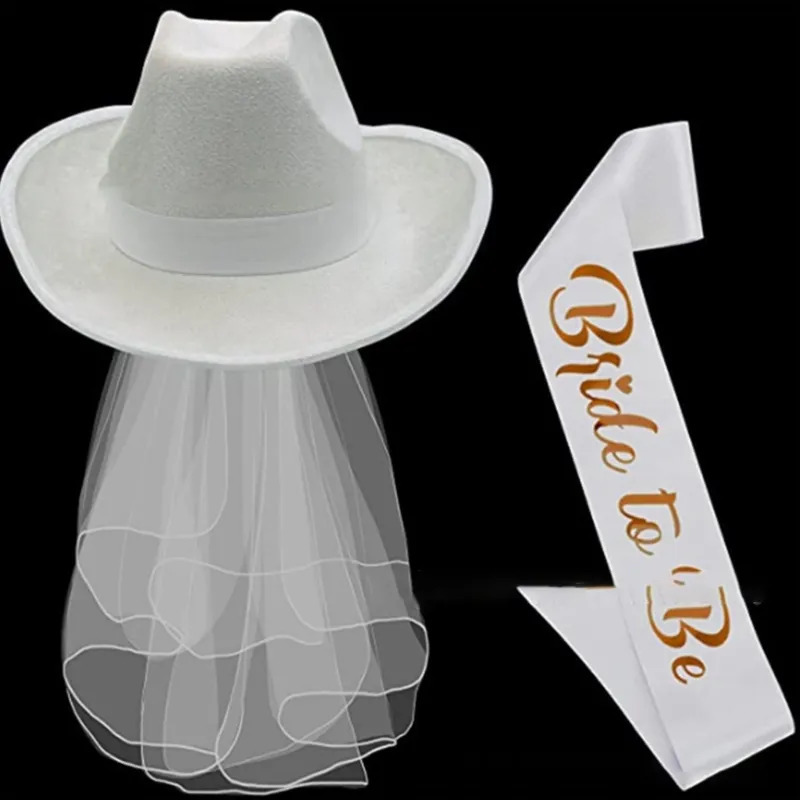 Stingy Brim Hats Western Cowboy Hat Country Cowgirl Wedding Party P o Props Headwaer Gifts 231005