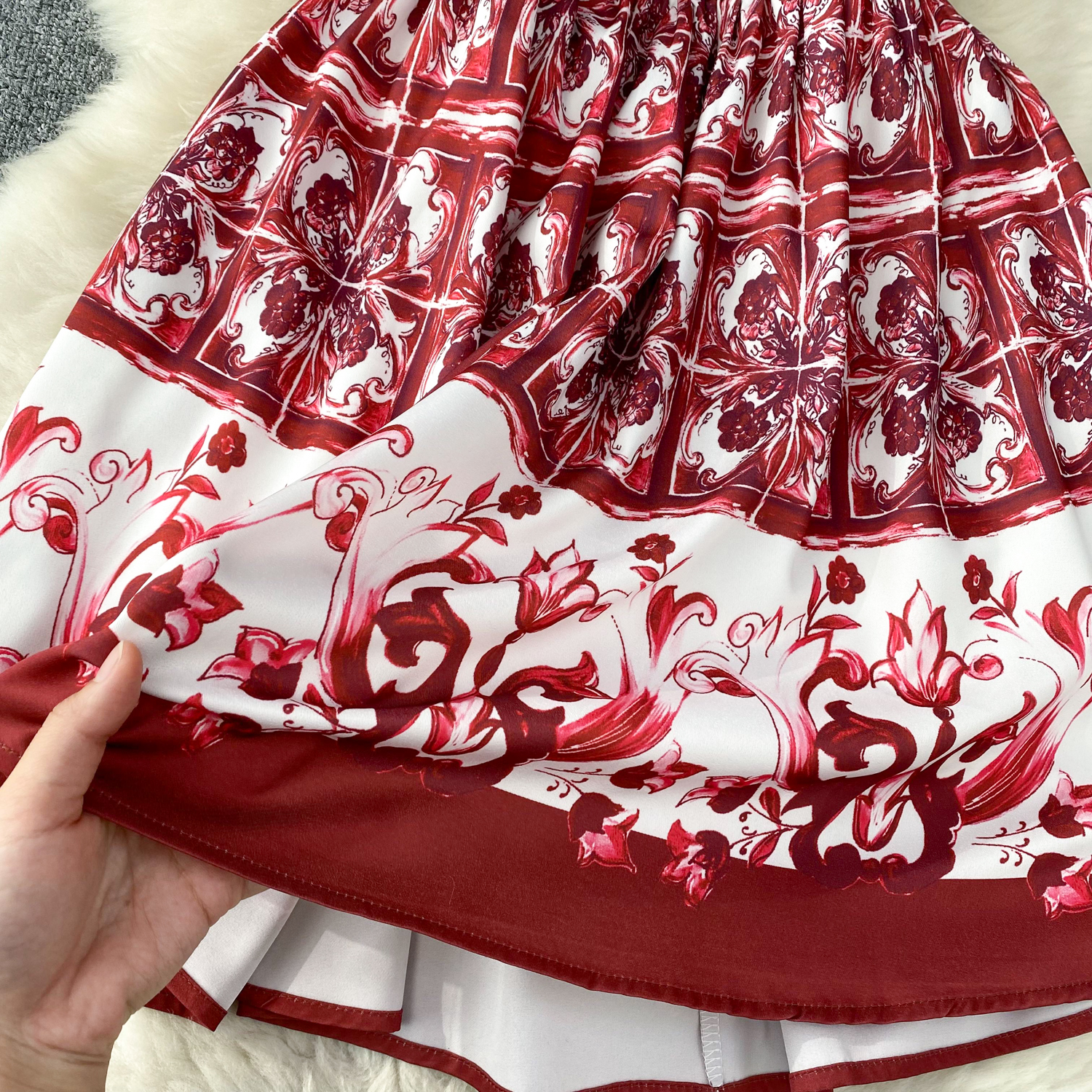 dress basic casual dresses summer holiday porcelain print short dress women vneck spaghetti strap cup padded zipper back mini vestidos designer dress