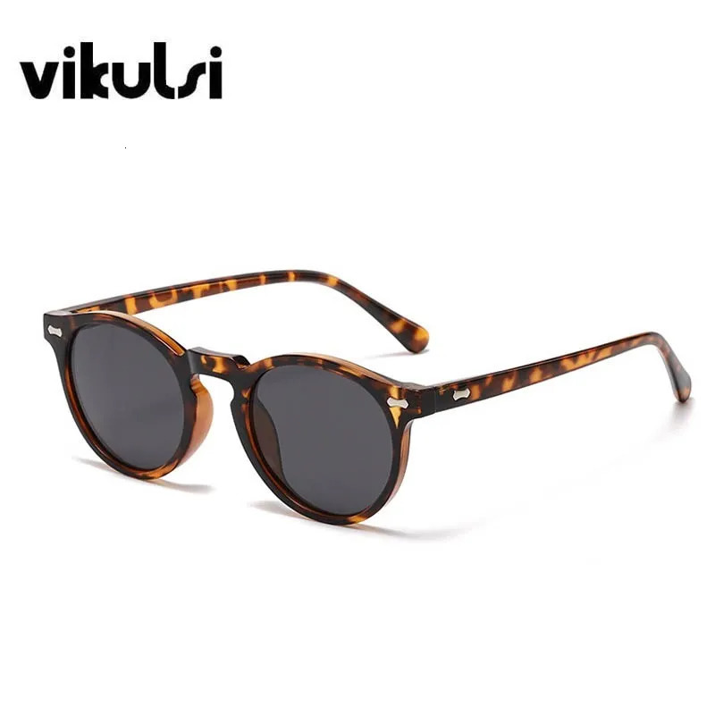 Sunglasses Frames Timeless Colorway Round Women Man Rivet Point Shades Retro Ocean Sun Glasses For Men Outdoor Eyewear zonnebril dames 231005bj