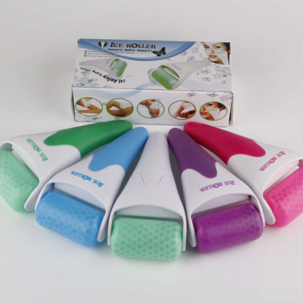 Ice Roller For Face Body Massager Skin Preventing Wrinkles Skin Cool Derma Tool With Plsatic Head Rodillo De Hielo Para Prevenir Las Arrugas Eisroller