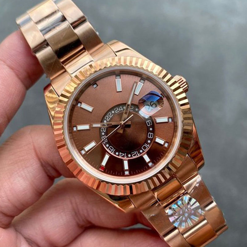 Mens Reloj Watches Steel Automatic Movement Sapphire glass Calendar 40mm reloj Watch Stainless Sky dweller Wristwatches fashion wristwatches montre wa