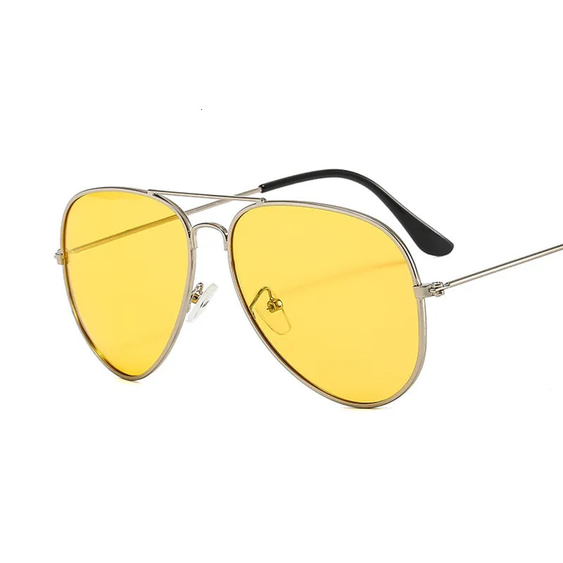 Sunglasses Frames 2023 Double Bridge Aviation Sunglasse Woman Men Aviat Alloy Frame Polit Ocean Gradient Lens Sun Glasses Female Male Eyewear 231005
