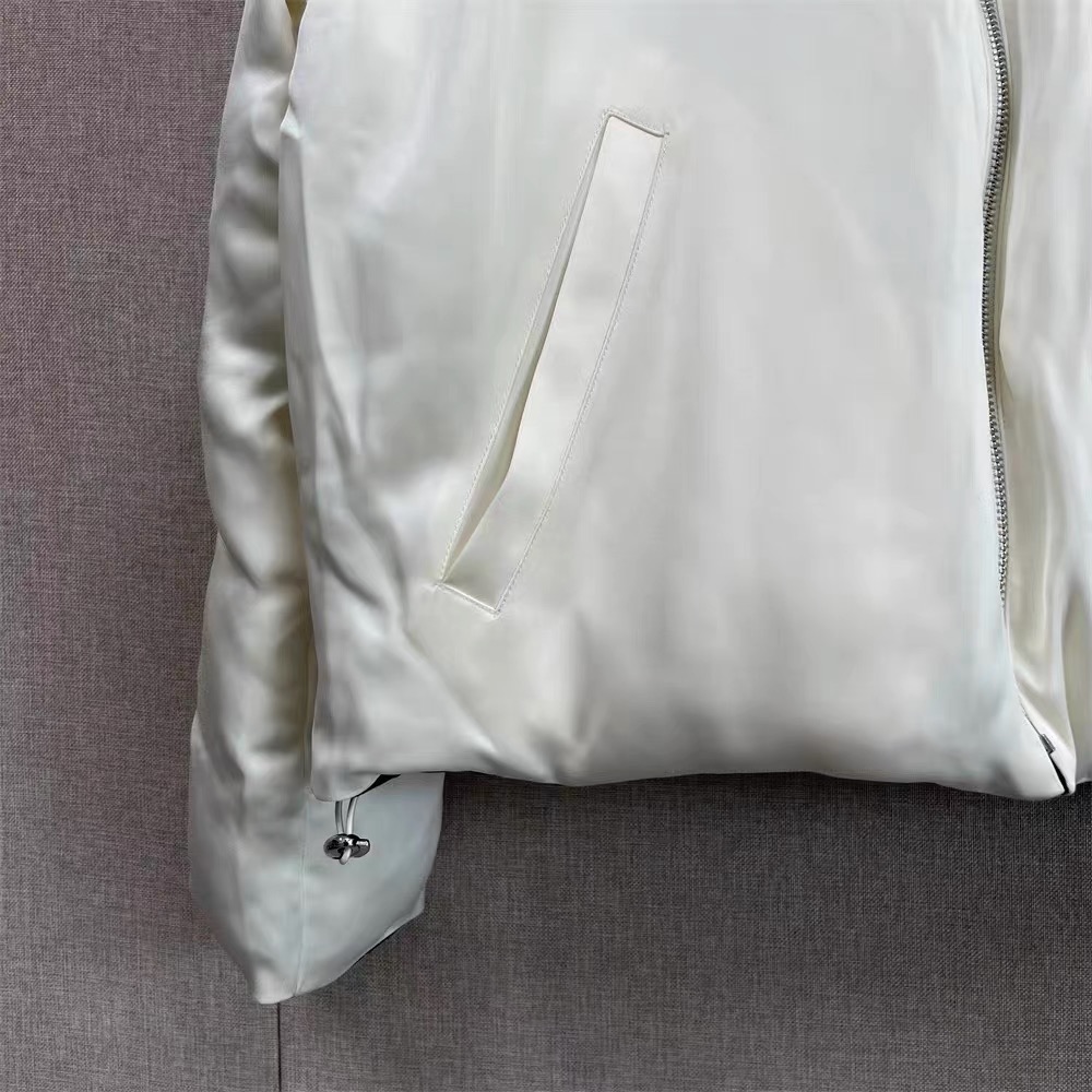 Maje 2023 Early Spring New Women's Wear French Glossy Double Sided Baseball Coat Short Coat