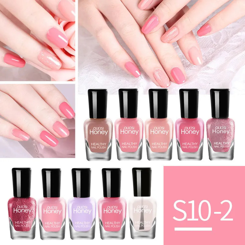 Nail Polish 10pcs Nail Art Set Muslim Vegan Water Permeable Halal Nail Polish Set Breathable 230928