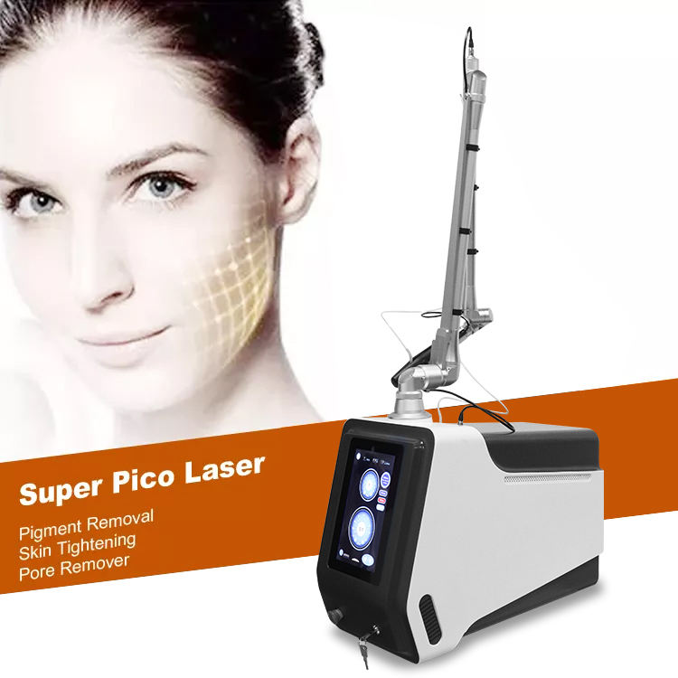 High Effective Laser Tattoo Pigment Removal Machine Pico Laser Black Doll Skin Whitening Rejuvenation Nd Yag Laser Beauty Equipment CE Approved