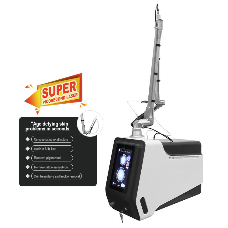 Super Picolaser Tatoo Remover Q Switched Pico Second Laser Picosecond Tattoo Removal Machine