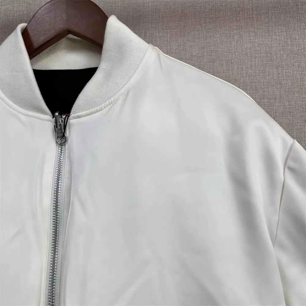 Maje 2023 Early Spring New Women's Wear French Glossy Double Sided Baseball Coat Short Coat