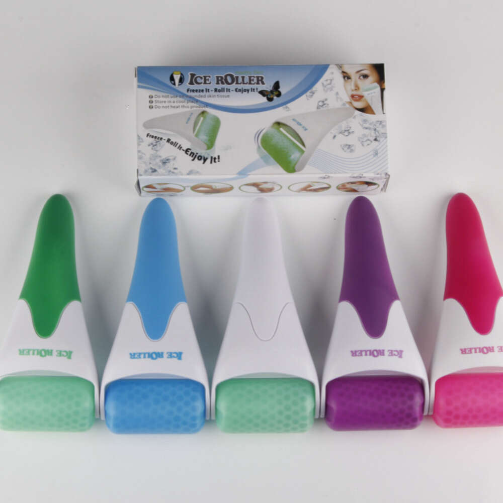 Ice Roller For Face Body Massager Skin Preventing Wrinkles Skin Cool Derma Tool With Plsatic Head Rodillo De Hielo Para Prevenir Las Arrugas Eisroller