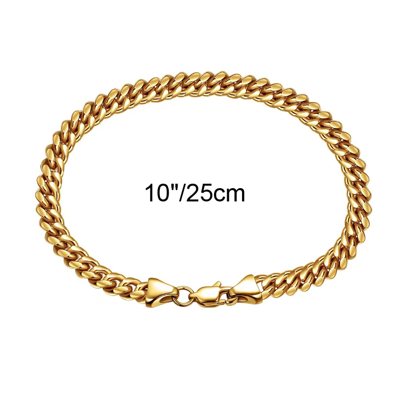 Anklets Gold Plated Chunky Anklet Chain Link Punk Anklet Link Chain Thick 9 10 11 Inches Ankletss Bracelet Unisex Charm Anklets Designer Anklet Gifts 