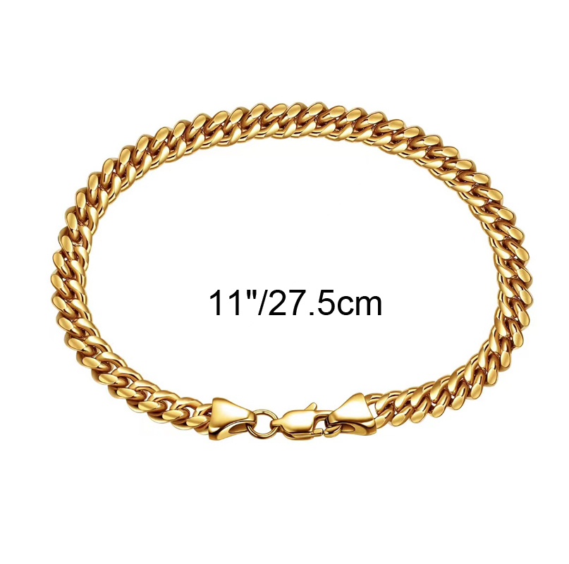 Anklets Gold Plated Chunky Anklet Chain Link Punk Anklet Link Chain Thick 9 10 11 Inches Ankletss Bracelet Unisex Charm Anklets Designer Anklet Gifts 