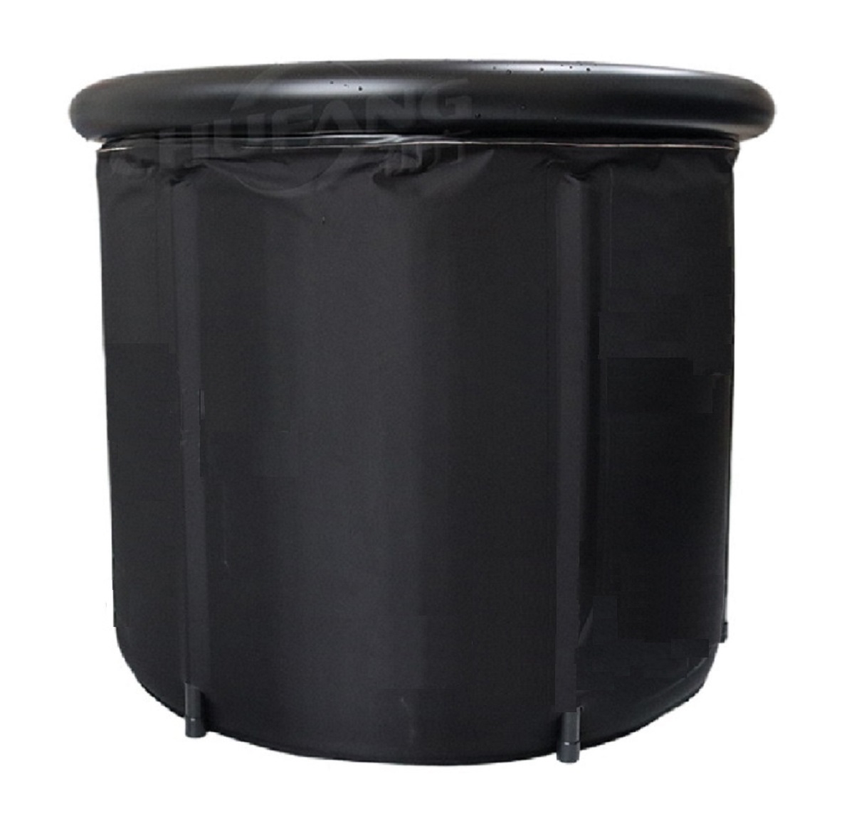 The Ice Pod Black poles ice bath nylon fabric thick PVC high quality material made ice pod insulated bath bucket