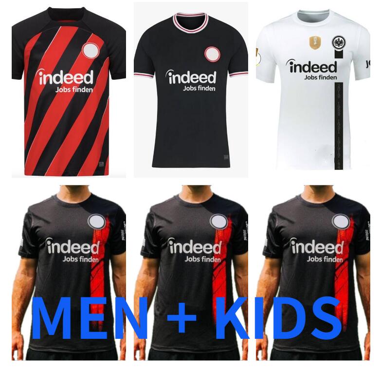 23 24 EiNtRaChT FrAnKfUrT soccer jerseys M.GOTZE KOSTIC SOW KLAMMERS KAMADA HINTEREGGER 2023 2024 Men Kids kit football Shirt Uniforms DFB POKAL