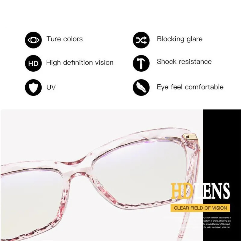 Sunglasses Frames 1Pcs Fashion Anti blue Ray Glasses Transparent Clear Lens Eyeglasses Spectacles Eyewear Ultralight PC Computer 231005