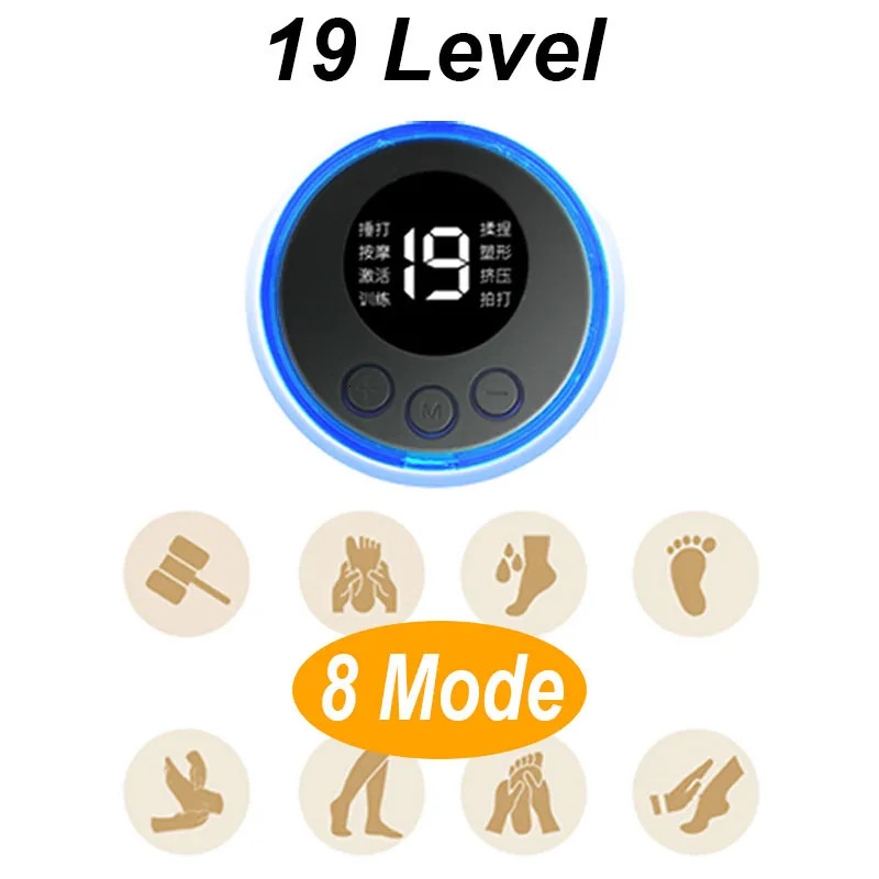 Foot Massager EMS Pulse Electric Foot Massager Foot Therapy Machine Foot Pad Intelligent Acupuncture Foot Massage Pad Mat Muscle Stimulation 231006
