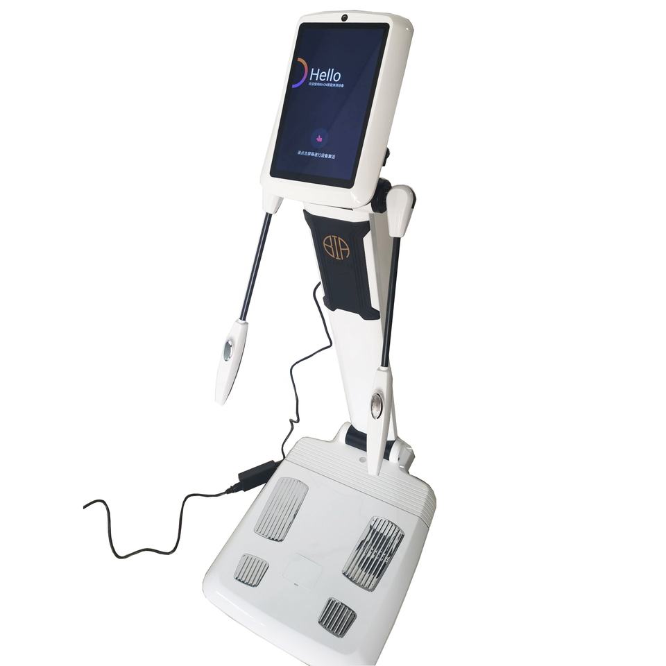 CE Approved Body Fat Scale Composition Analyzer Bio-electrical Impedance Body Proportion Calculating Equipment with 4 Electrodes