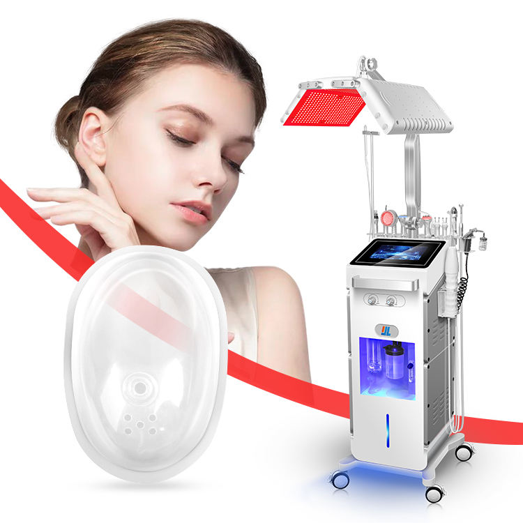 Multifunctional Beauty Microdermabrasion Thermal Bubbles Oxygen Jet Aqua Beautys Skin Care Cleaning Machine PDT LED Light Treatment