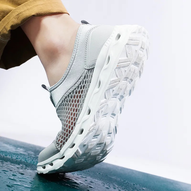 Water Shoes Sneakers Men Summer Aqua Shoes Outdoor Walking Water Beach Wading Shoes Mesh Breathable Sneakers Women Sapatilha Atletismo 231006