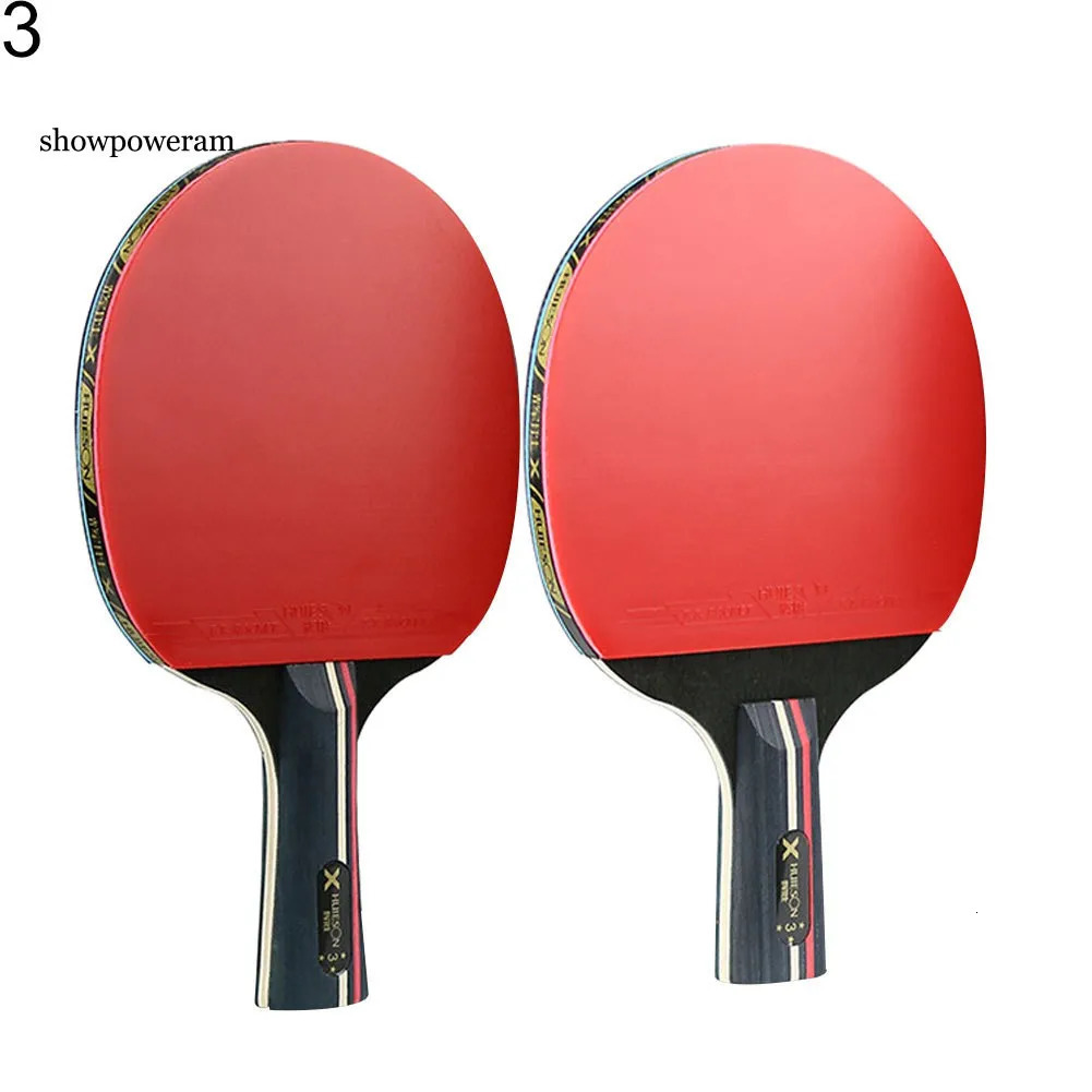 Table Tennis Raquets SP 2pcs Wooden Racket Set For Ping PongProfessional Beginner 231006