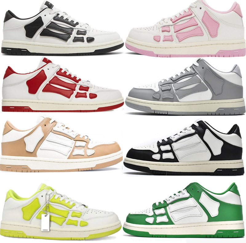 Sneakers Skel Top Casual Shoes Designer Sneakers Black White Pink Grey Grenn Blue Brown Red Mens Womens Sneakers