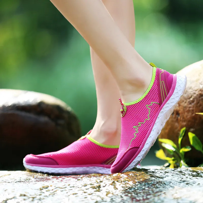 Water Shoes Drop- Fishing Net Water Shoe Summer Outdoor Shoes Men Women Lightweight Breathable Mesh Beach Quick Dry Wading Upstream 231006