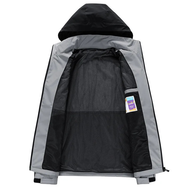 Men's Vests Hooded Jacket for Men's Outdoor Sports in Spring and Autumn Season Windproof American Casual Jacket 231005