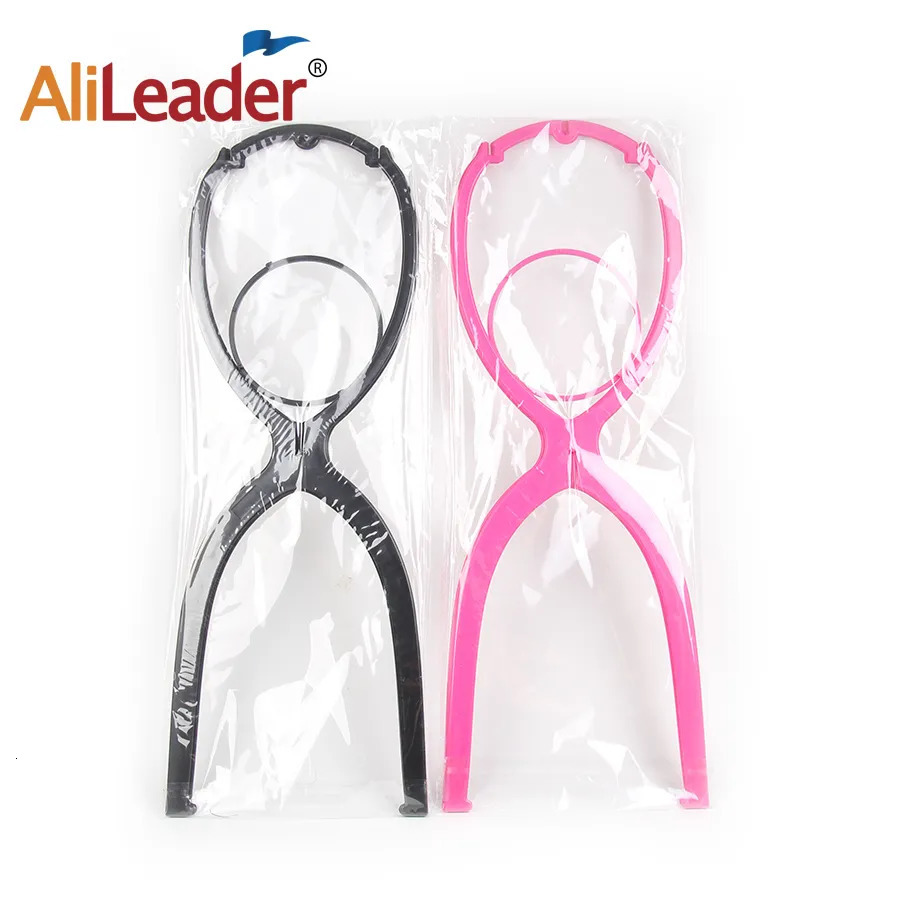 Wig Stand Alileader 1-3Pcs Ajustable Wig Stands Plastic Hat Display Wig Head Holders Mannequin HeadStand Portable Folding Wig Stand 231006
