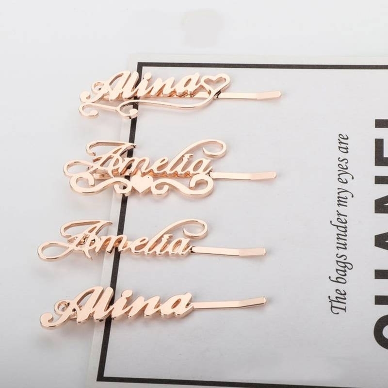Jewelry Pouches Bags Tie Clips for Men Custom Name Stainless Steel Pins Wedding Live Guests Nameplate Gifts Personalised Hairpin Girl 231005