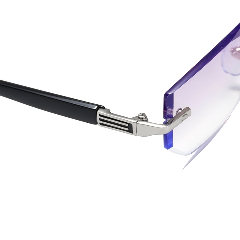 Sunglasses Frames Blue Light Blocking Glasses Anti Reading Women Improve Eyesight Presbyopic Fashion Rimless Presbyopia 231005