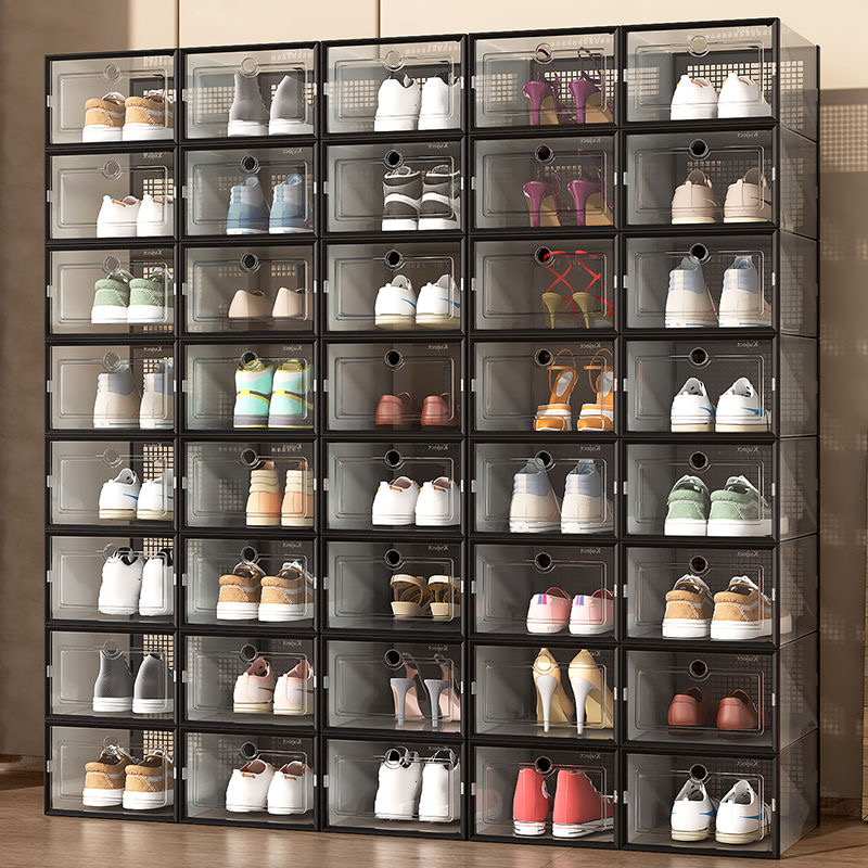 Storage Boxes Bins Furniture storage shoe box Cloakroom shoe rack foldable shoe box CL250117